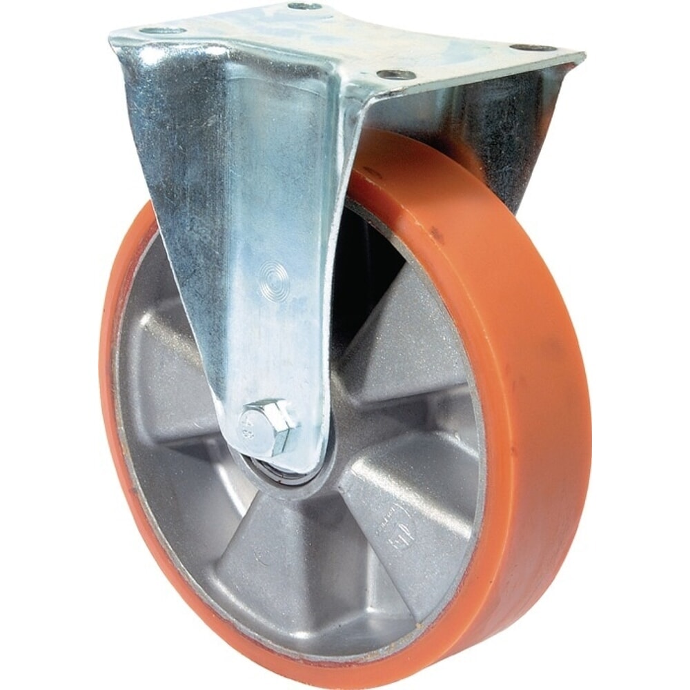 Illustration du produit: BS ROLLEN Roue fixe, bandage en polyuréthane moulé, 80 mm 120 kg, 104 x 80 mm, aluminium