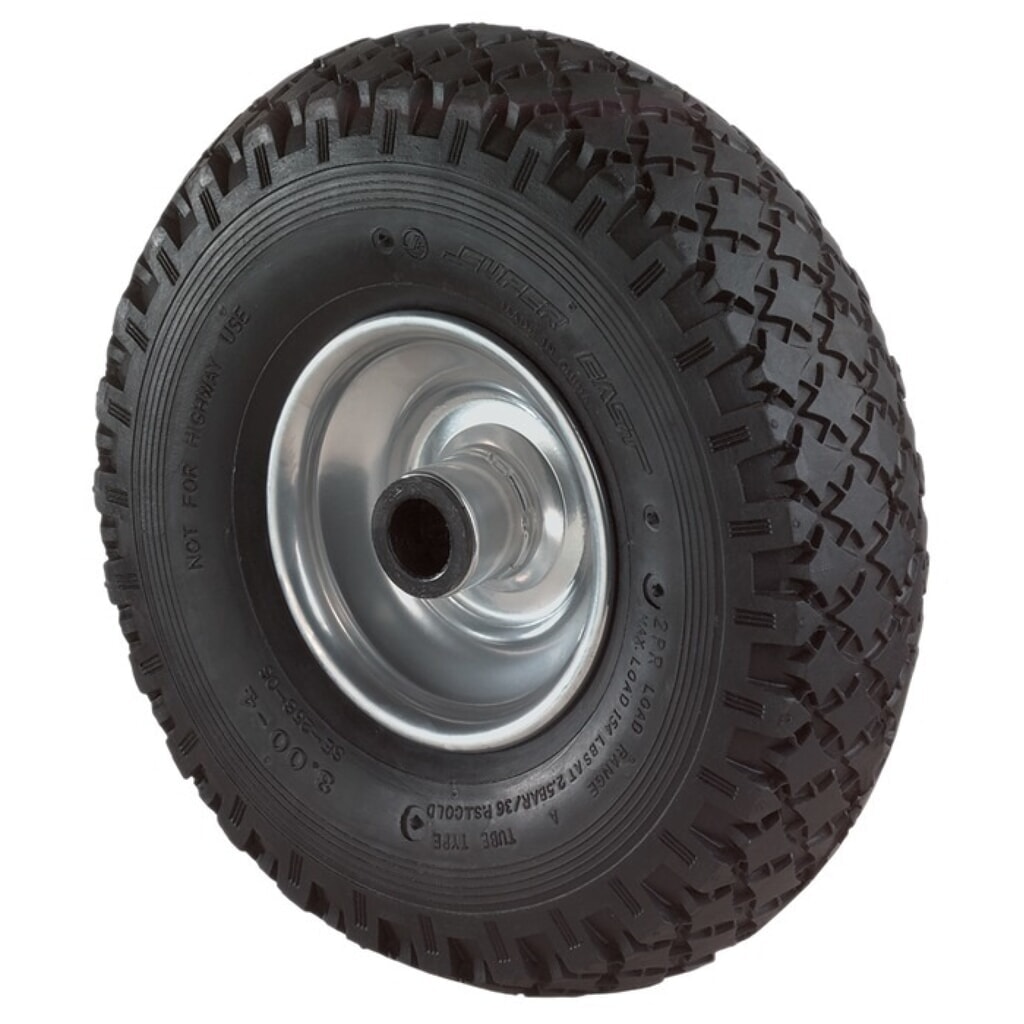 BS ROLLEN Roue gonflable, roue de rechange, Ø de la roue 200 mm, capacité de charge 80 kg, profil rainuré, palier à rouleaux Illustration du produit: BS ROLLEN Roue gonflable, roue de rechange, Ø de la roue 200 mm, capacité de charge 80 kg, profil rainuré, palier à rouleaux