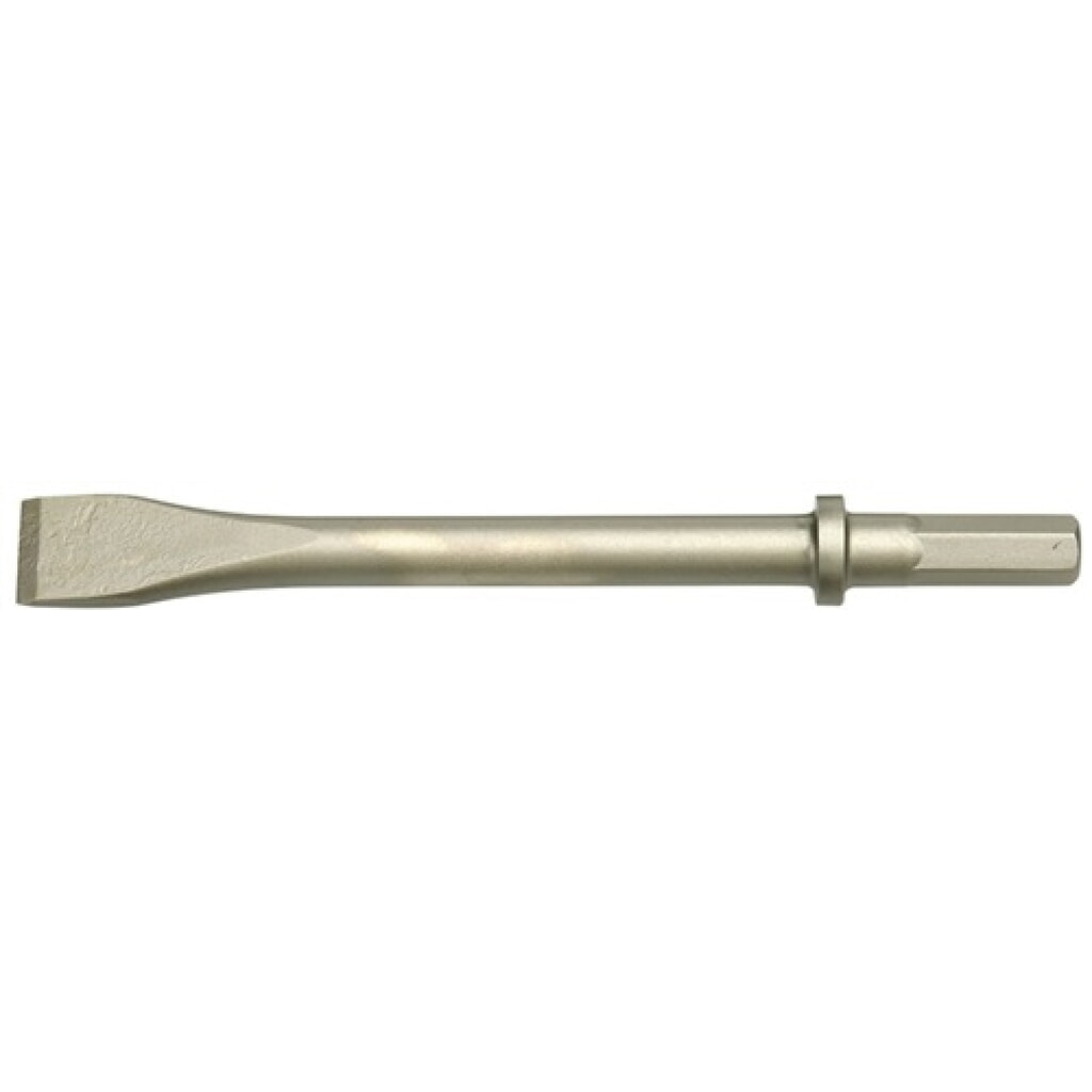 Illustration du produit: Burin plat SS 20 K longueur totale 140 mm l. de lame 20 mm 6 pans de 11 mm RODCR
