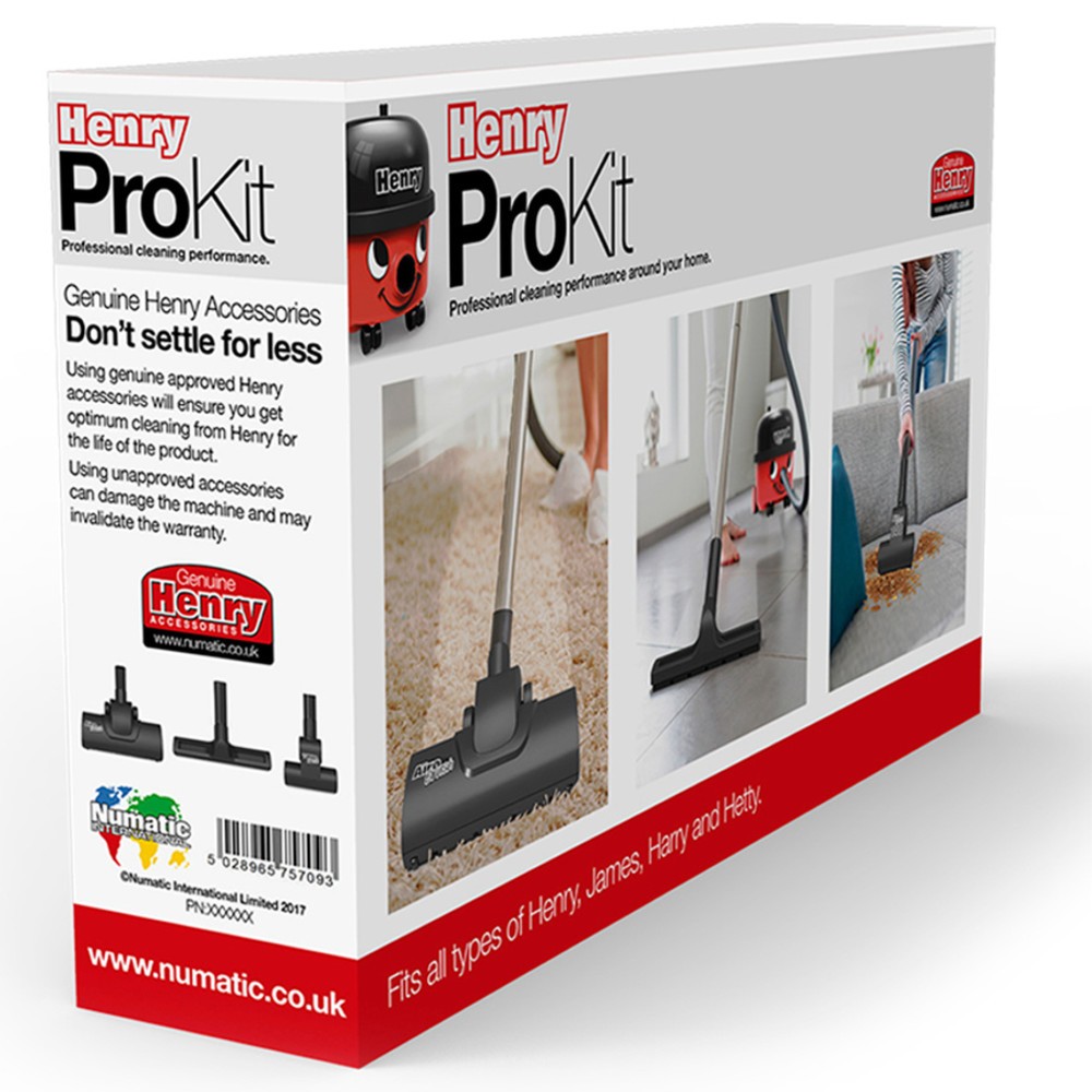 Illustration du produit: Buses d'aspiration Numatic® Henry ProKit, kit de 3