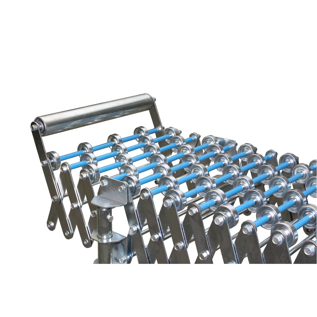 N° de l'image du produit 2 : Butée terminale pour convoyeur à roulettes ou à rouleaux à ciseaux, fixe, largeur de convoyeur : 500 mm