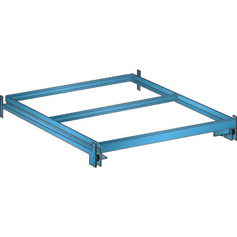 Illustration du produit: Cadre extractible LISTA, charge par tablette 1 000 kg, l x p 890 x 860 mm, extractible à 65 %