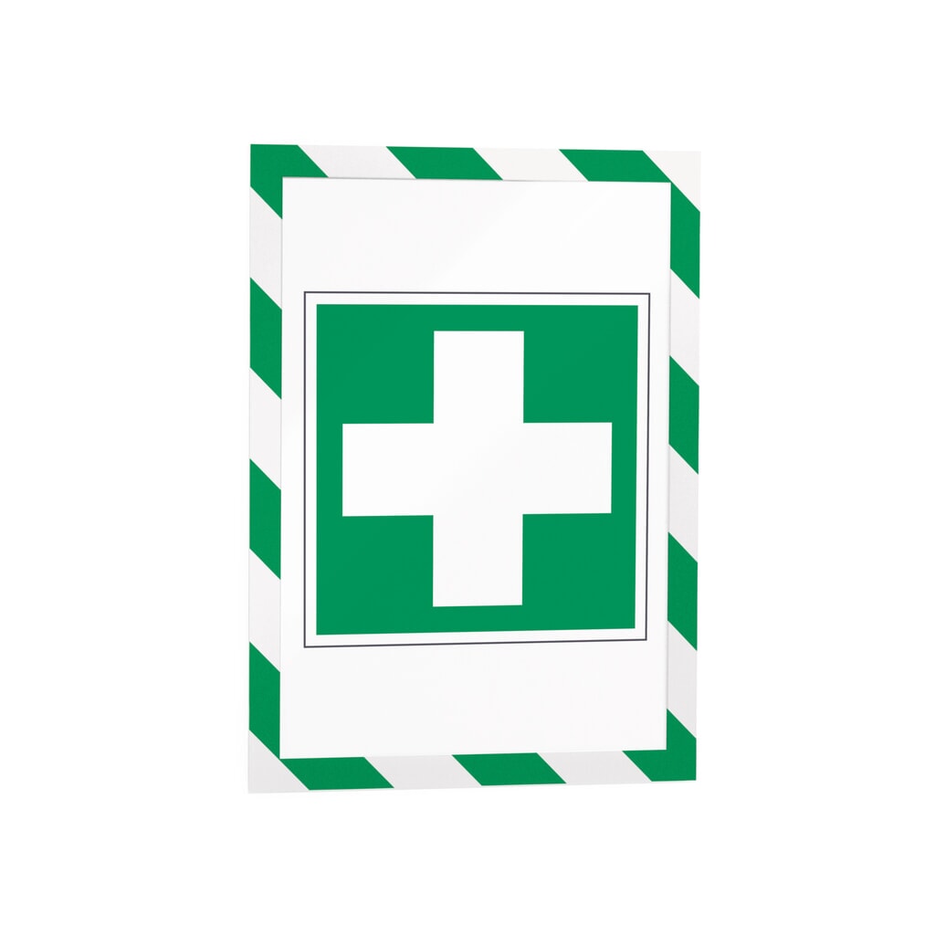 Cadre magnétique DURABLE DURAFRAME® Security, DIN A4, vert / blanc N° de l'image du produit 5 : Cadre magnétique DURABLE DURAFRAME® Security, DIN A4, vert / blanc