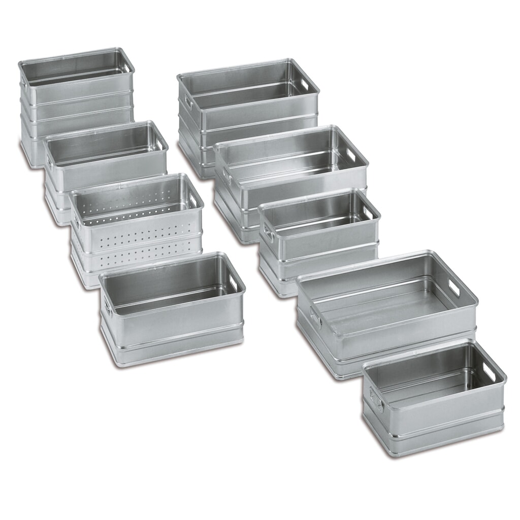 Caisses de transport en aluminium, contenance 60 litres Illustration du produit: Caisses de transport en aluminium, contenance 60 litres