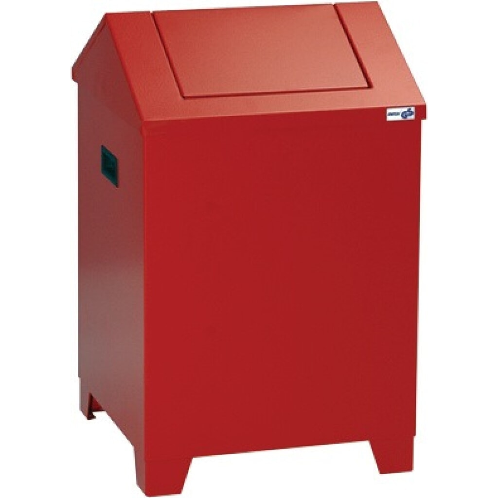 Bac pour laine de nettoyage H680xl400xP400 mm boîtier rouge pompier, RAL 3000/cl Illustration du produit: Bac pour laine de nettoyage H680xl400xP400 mm boîtier rouge pompier, RAL 3000/cl