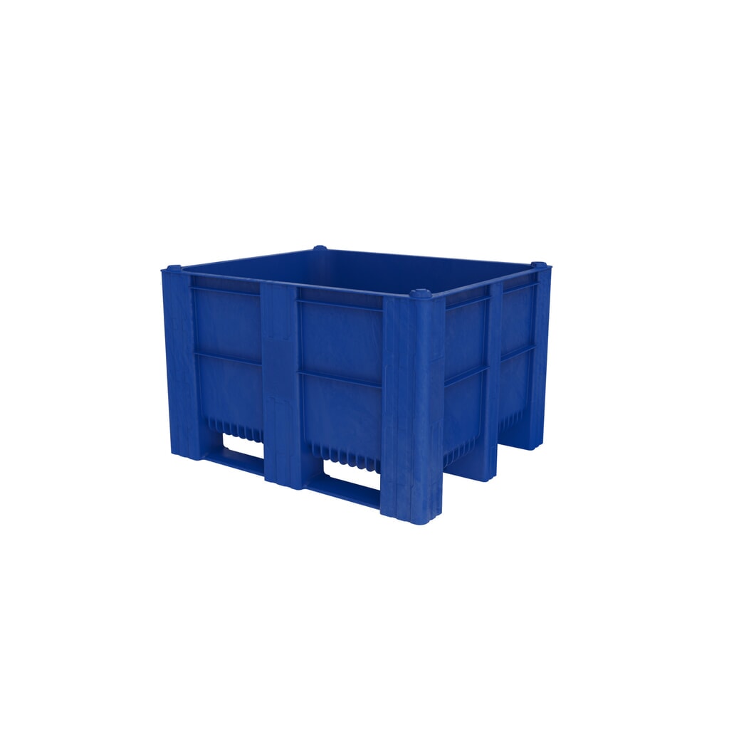 Illustration du produit: DOLAV Caisse-palette, 605 litres, bleu