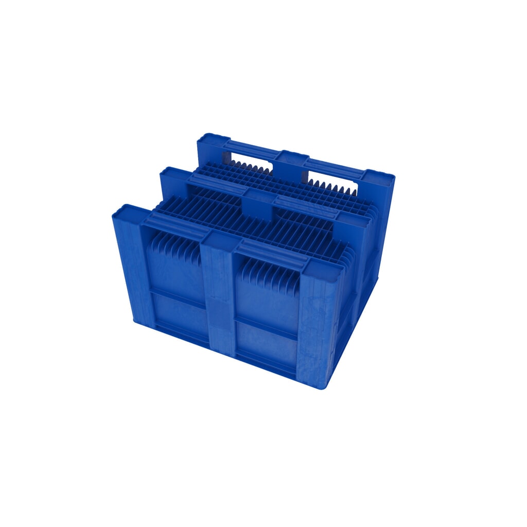 DOLAV Caisse-palette, 605 litres, bleu N° de l'image du produit 2 : DOLAV Caisse-palette, 605 litres, bleu