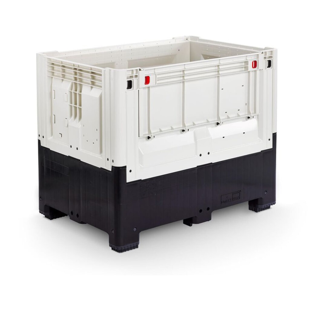 Illustration du produit: Caisse-palette, pliable, fermée, 1 200x800x973 mm, avec 4 pieds