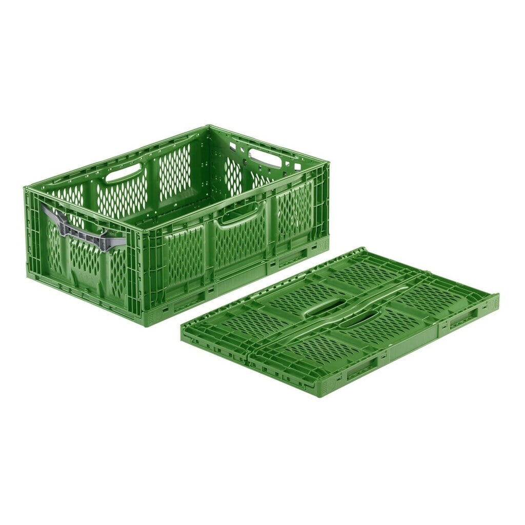 Alpha Eurobox en PPC, caisse pliable à parois ajourées, HxlxP. 230 x 400 x 600 mm N° de l'image du produit 3 : Alpha Eurobox en PPC, caisse pliable à parois ajourées, HxlxP. 230 x 400 x 600 mm