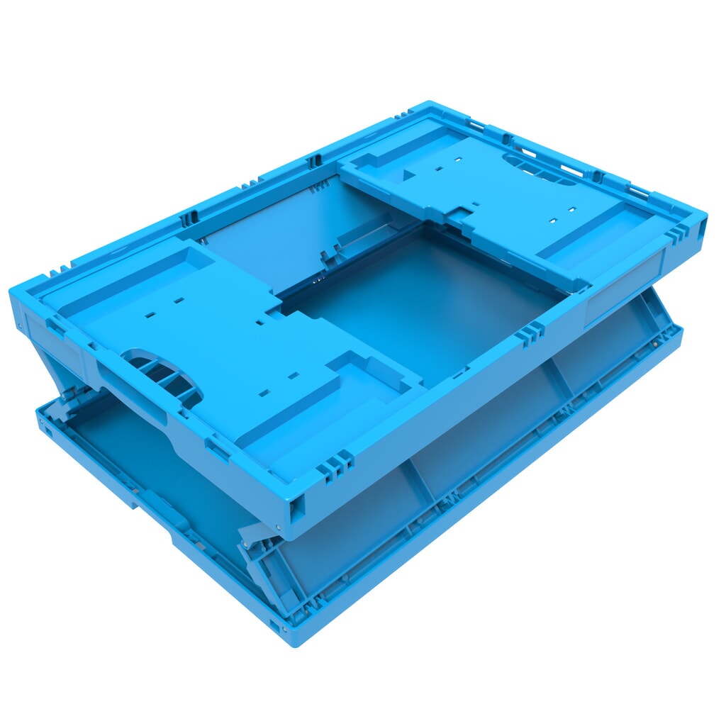 Euronorm-Eurobox premium, 44 litres, bleu N° de l'image du produit 2 : Euronorm-Eurobox premium, 44 litres, bleu
