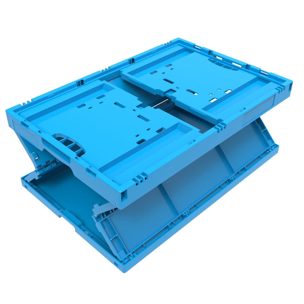 Euronorm-Eurobox premium, 59 litres, bleu N° de l'image du produit 2 : Euronorm-Eurobox premium, 59 litres, bleu