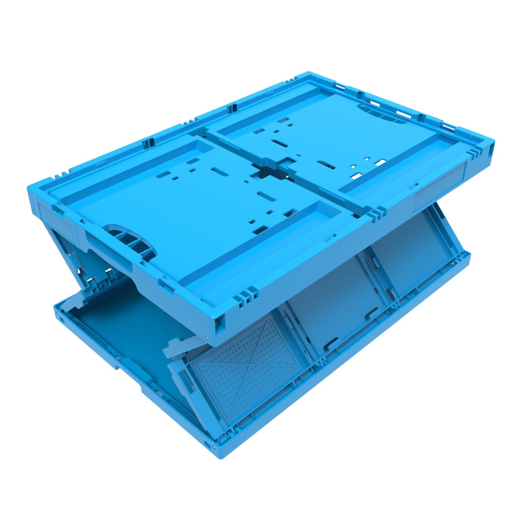 N° de l'image du produit 2 : Euronorm-Eurobox premium, 68 litres, bleu