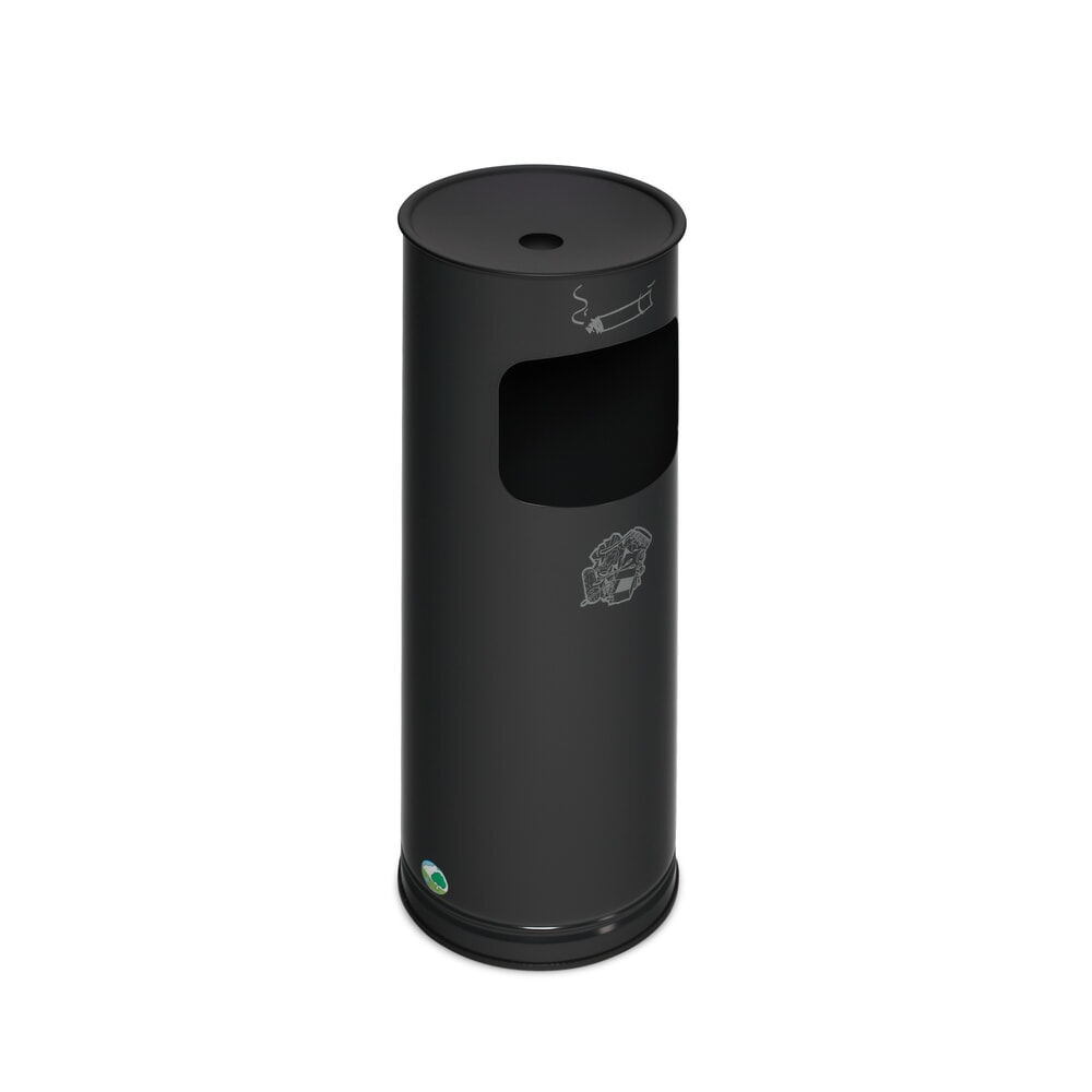 Illustration du produit: Cendrier sur pied VAR® Basic, modèle combiné, 17 litres, anthracite