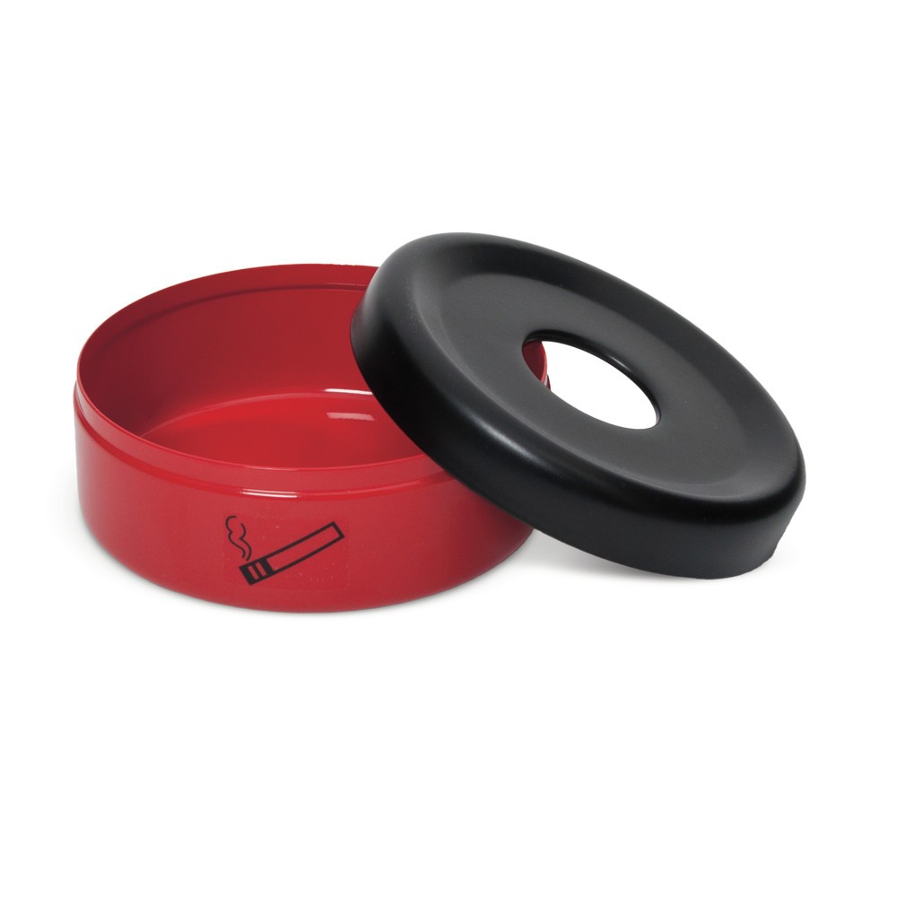 N° de l'image du produit 4 : Cendrier de table de sécurité, volume de 0,2 litre, rouge feu