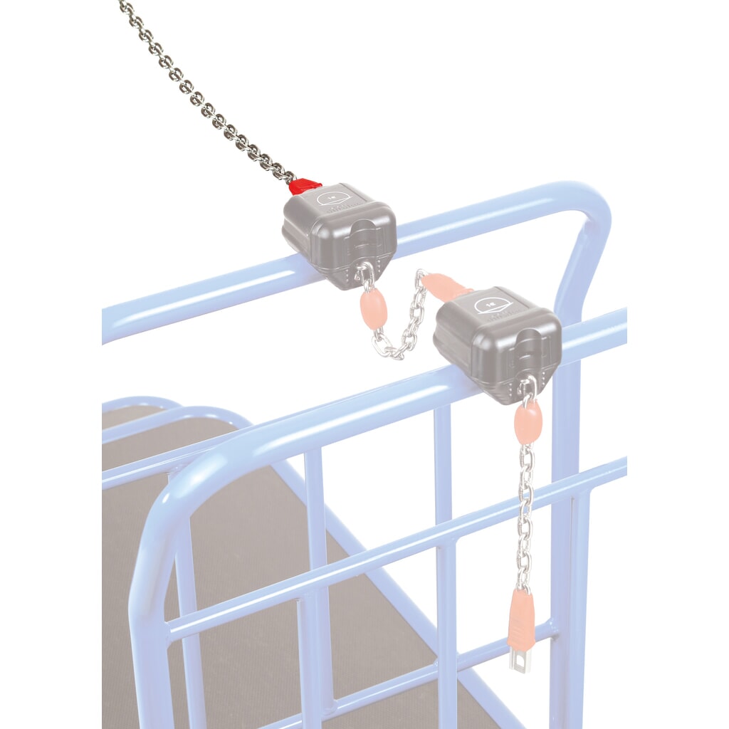 Chaîne de fixation murale chariot pour chariot Cash-'n'-Carry fetra® Illustration du produit: Chaîne de fixation murale chariot pour chariot Cash-'n'-Carry fetra®