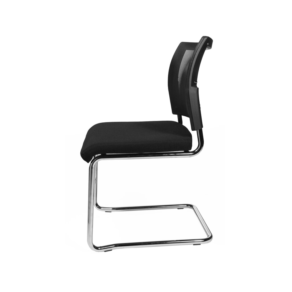 Chaise cantilever Topstar® New Age avec dossier resille, noir N° de l'image du produit 3 : Chaise cantilever Topstar® New Age avec dossier resille, noir