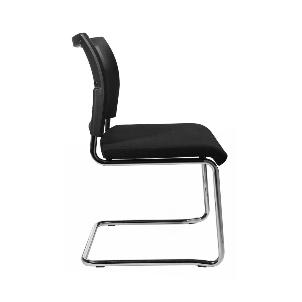 Chaise cantilever Topstar® New Age avec dossier resille, noir N° de l'image du produit 4 : Chaise cantilever Topstar® New Age avec dossier resille, noir