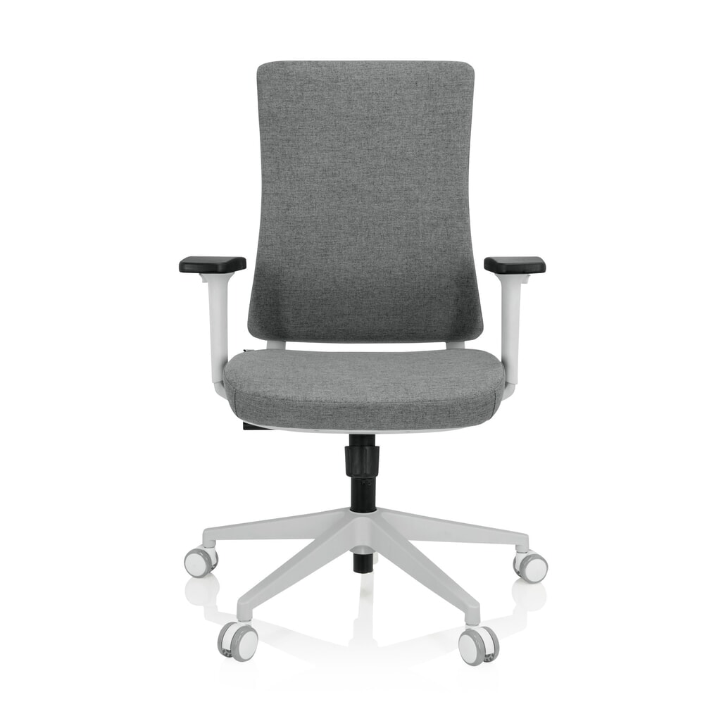 N° de l'image du produit 1 : Chaise de bureau / chaise pivotante hjh OFFICE COMFIO WP tissu, gris