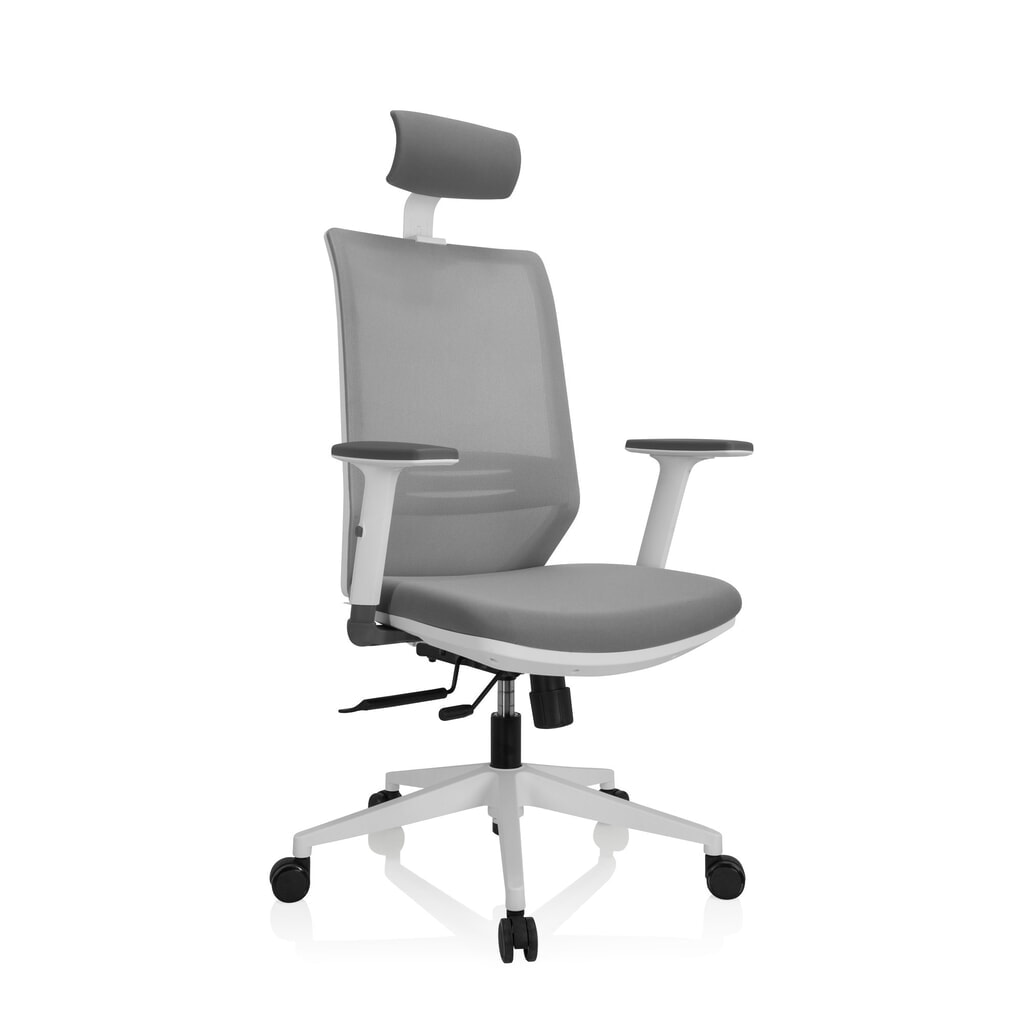 Siège de bureau / siège pivotant hjh OFFICE PROFONDO PRO W résille / tissu, gris N° de l'image du produit 8 : Siège de bureau / siège pivotant hjh OFFICE PROFONDO PRO W résille / tissu, gris