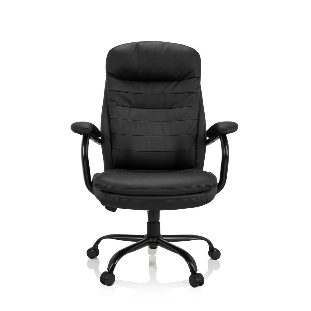 N° de l'image du produit 1 : Chaise de bureau / fauteuil de direction hjh OFFICE RELAX XXL B PU, noir
