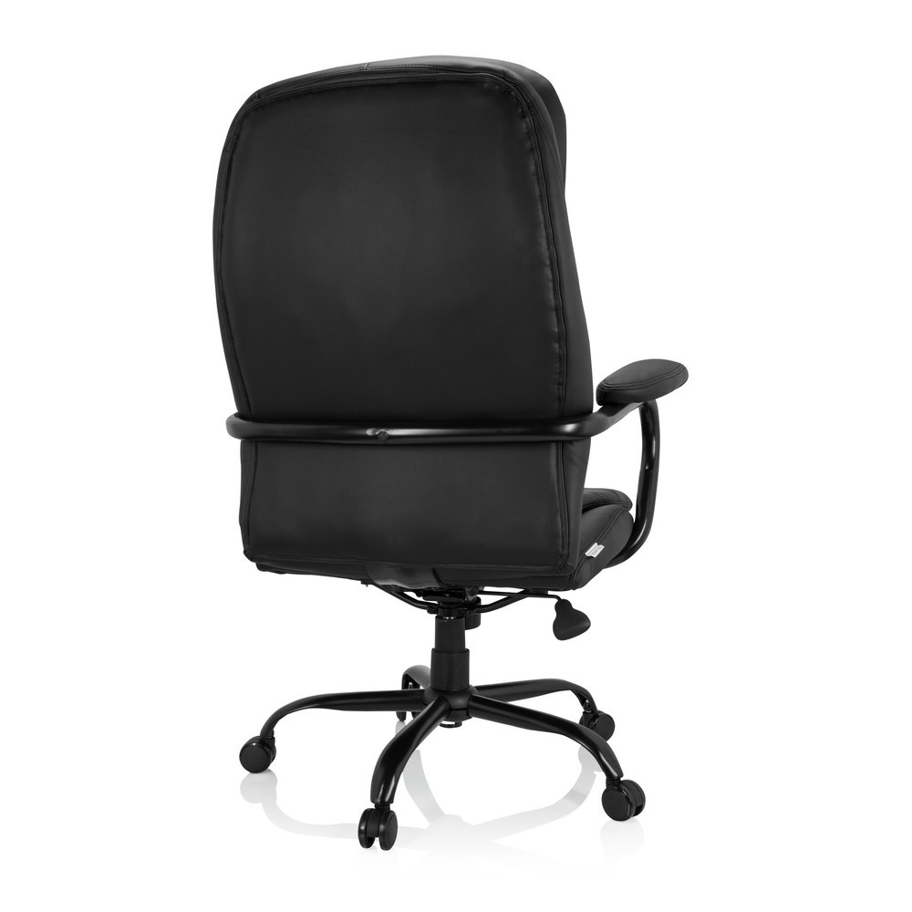 N° de l'image du produit 10 : Chaise de bureau / fauteuil de direction hjh OFFICE RELAX XXL B PU, noir