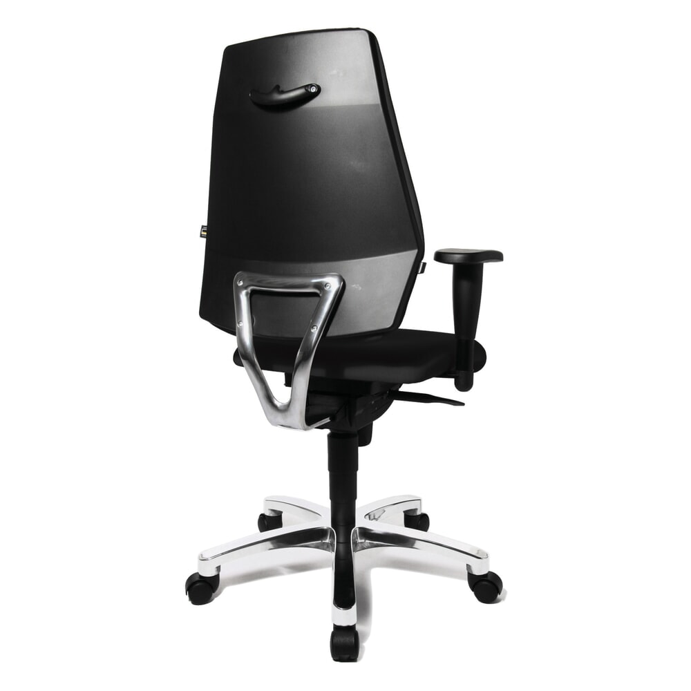 N° de l'image du produit 4 : Chaise de bureau pivotante Topstar® Ortho 30, accoudoirs réglables en hauteur et en largeur, noire