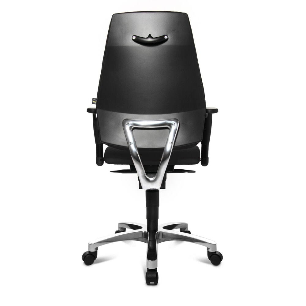 N° de l'image du produit 6 : Chaise de bureau pivotante Topstar® Ortho 30, accoudoirs réglables en hauteur et en largeur, noire