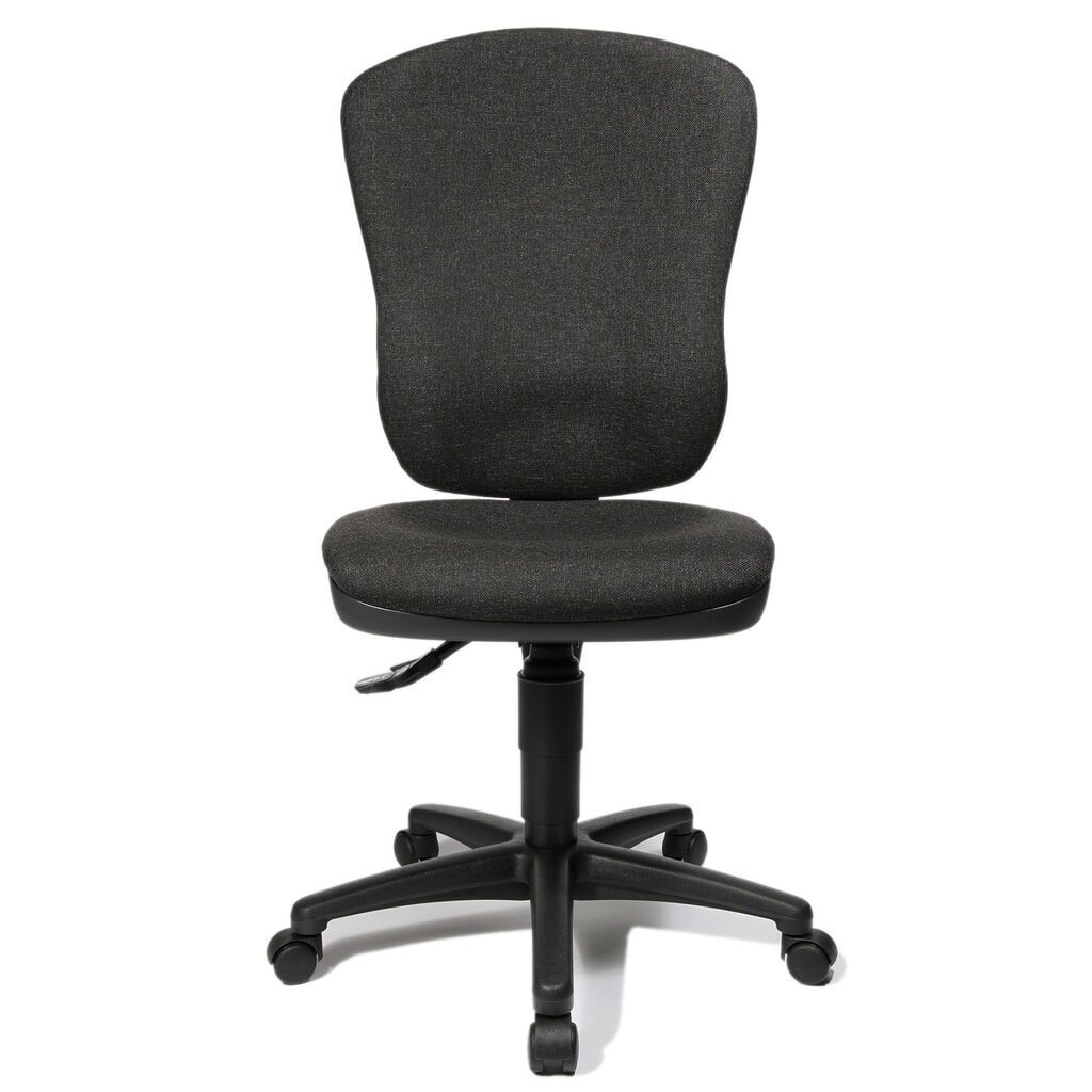 Illustration du produit: Chaise de bureau pivotante Topstar® Point 80, grand dossier, assise galbée, gris anthracite