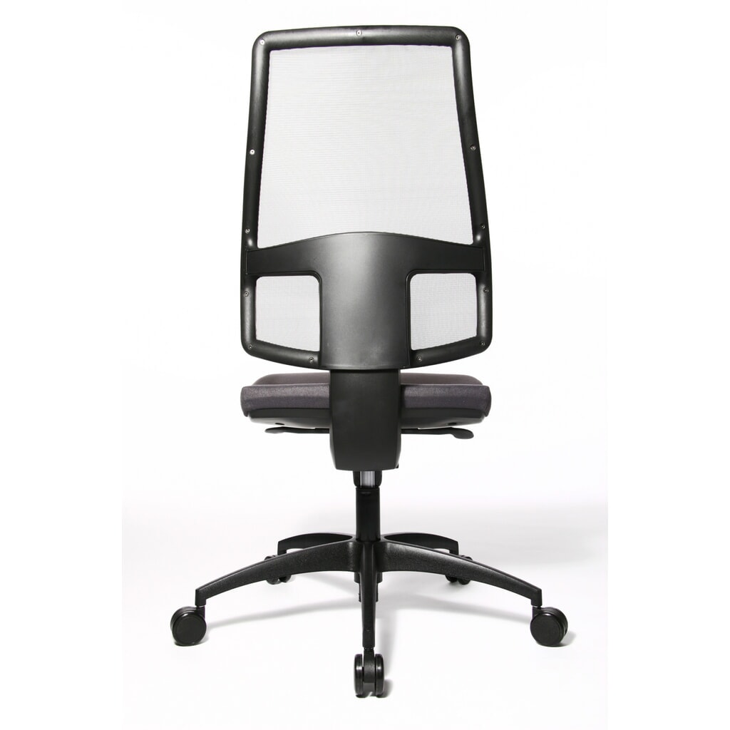Chaise de bureau pivotante Topstar® Syncro, dossier en mesh respirant, anthracite N° de l'image du produit 5 : Chaise de bureau pivotante Topstar® Syncro, dossier en mesh respirant, anthracite