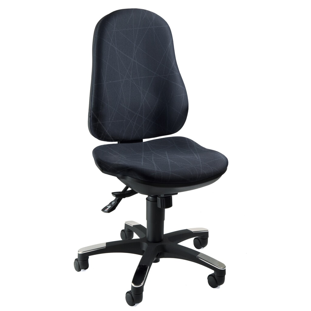 N° de l'image du produit 3 : Siège de bureau pivotante Topstar® Trend SY 10, siège ergonomique, motifs noir-gris foncé