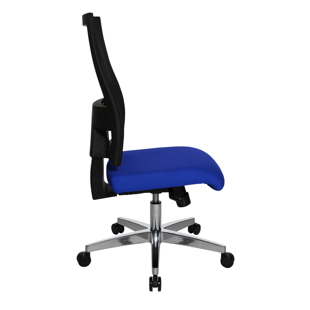 Chaise de bureau pivotante Topstar® X-Pander, dossier en mesh, fonction Fitness, bleu N° de l'image du produit 4 : Chaise de bureau pivotante Topstar® X-Pander, dossier en mesh, fonction Fitness, bleu