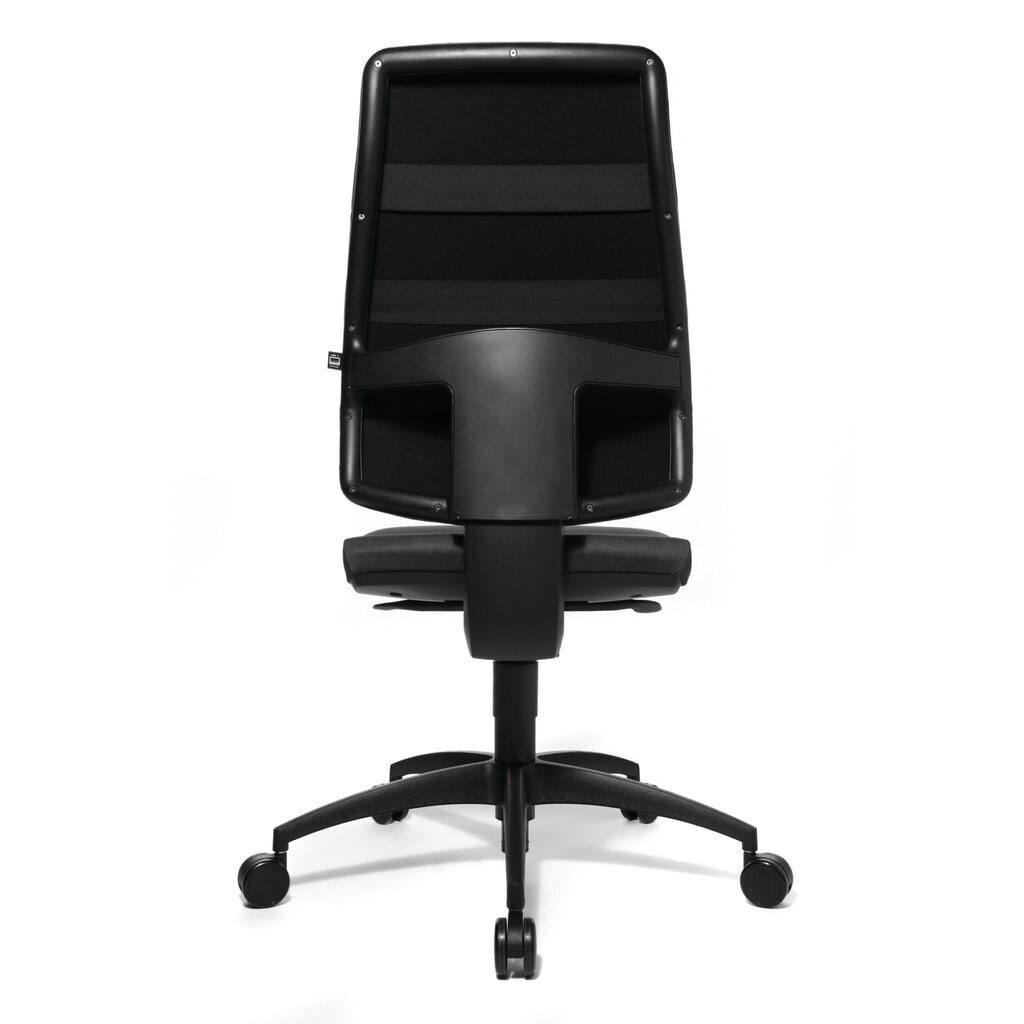 Chaise de bureau pivotante Topstar® Syncro, dossier rembourré, siège ergonomique ménageant les disques intervertébraux, anthracite N° de l'image du produit 4 : Chaise de bureau pivotante Topstar® Syncro, dossier rembourré, siège ergonomique ménageant les disques intervertébraux, anthracite
