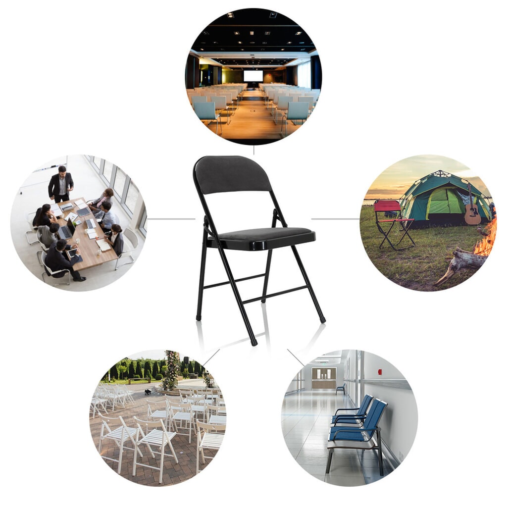Chaise de conférence / chaise-visiteur / chaise pliante hjh OFFICE TUDELA I velours, gris foncé N° de l'image du produit 10 : Chaise de conférence / chaise-visiteur / chaise pliante hjh OFFICE TUDELA I velours, gris foncé