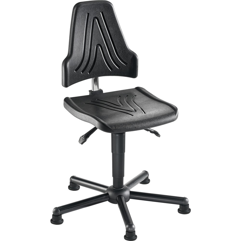 N° de l'image du produit 1 : Chaise de travail pivotante meychair Workster Komplex XXL ESD, mousse PU, patins