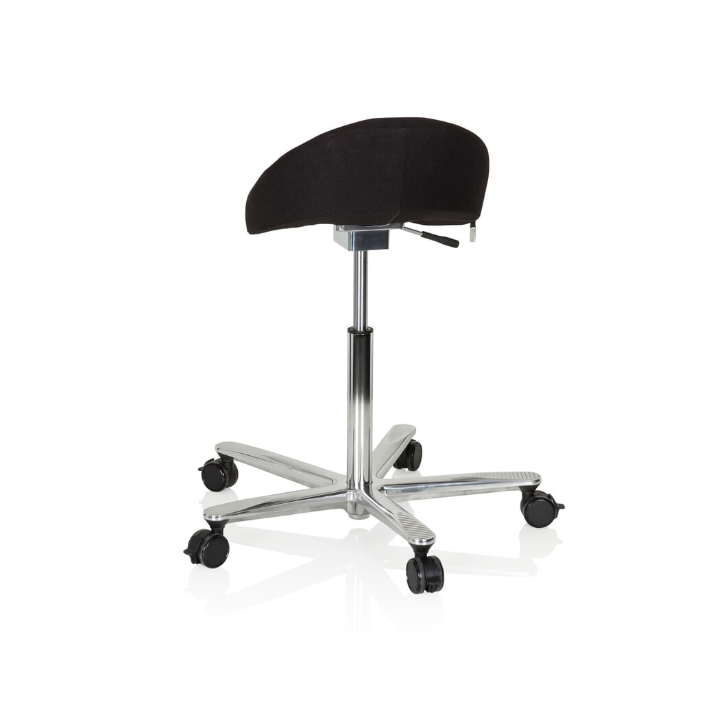 N° de l'image du produit 7 : Siège de travail / tabouret de travail hjh OFFICE MOVE-TEC 3D PRO I tissu, noir