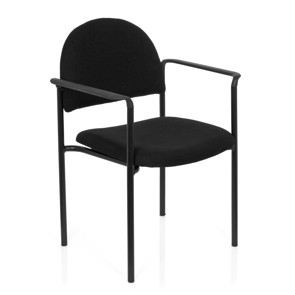 Chaise-visiteur hjh OFFICE XT 700, noir/noir N° de l'image du produit 2 : Chaise-visiteur hjh OFFICE XT 700, noir/noir