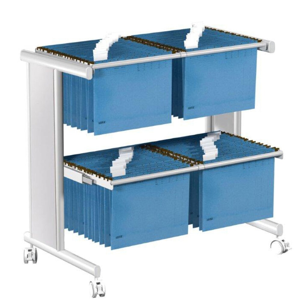 Chariot à dossiers suspendus avec 2 tiroirs, H x l x P 720 x 760 x 400 mm Illustration du produit: Chariot à dossiers suspendus avec 2 tiroirs, H x l x P 720 x 760 x 400 mm