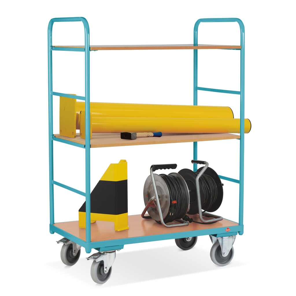 N° de l'image du produit 3 : Chariot à étages Ameise®, capacité de charge de 250 kg, ouvert de tous les côtés, 3 tablettes de 1 000 x 600 mm