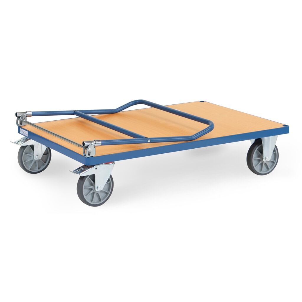Chariot à plate-forme fetra®, pliable, capacité de charge 600 kg, surface de chargement l x P 1 200 x 800 mm N° de l'image du produit 3 : Chariot à plate-forme fetra®, pliable, capacité de charge 600 kg, surface de chargement l x P 1 200 x 800 mm