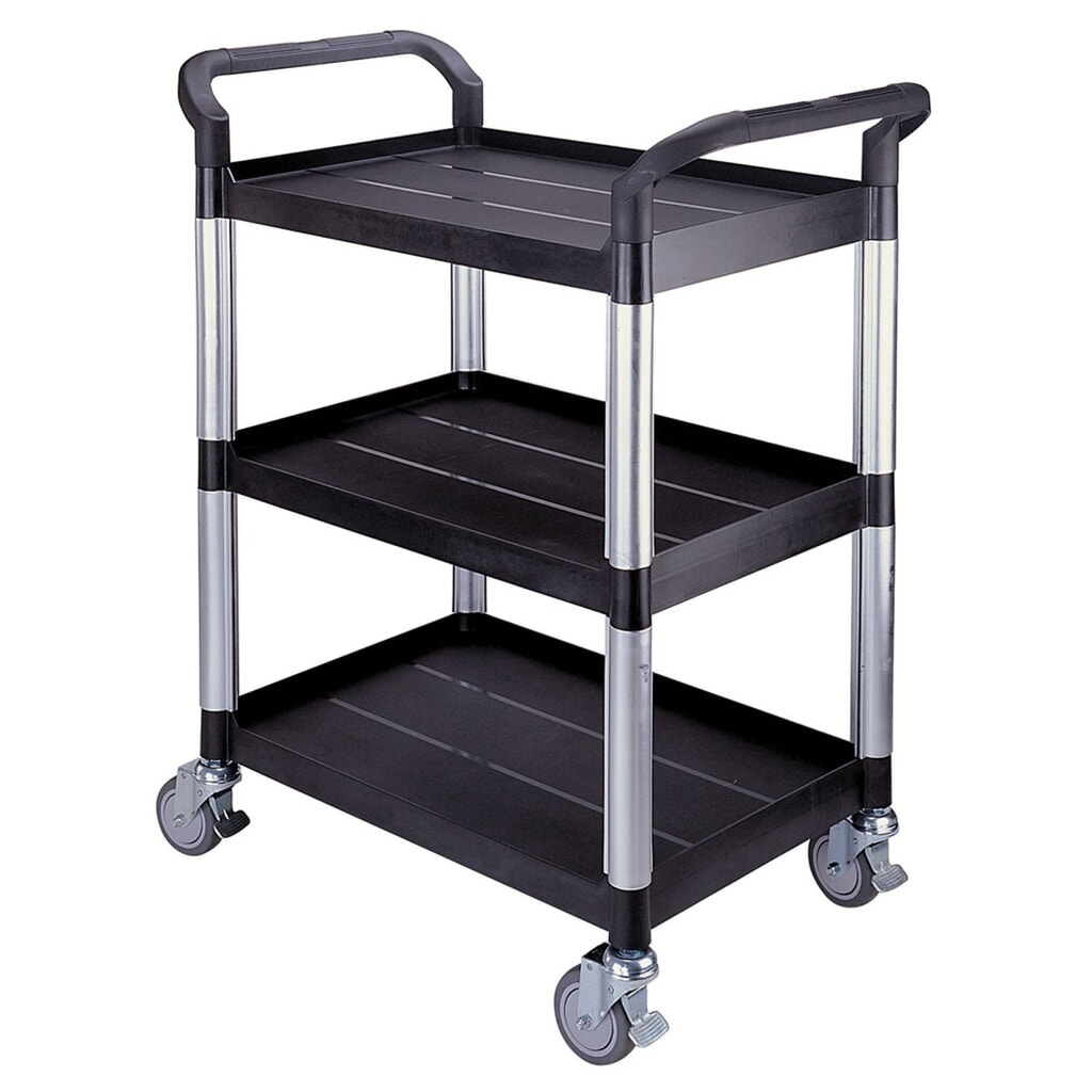 Illustration du produit: Chariot à plateaux Matador 808A noir- 3 plateaux