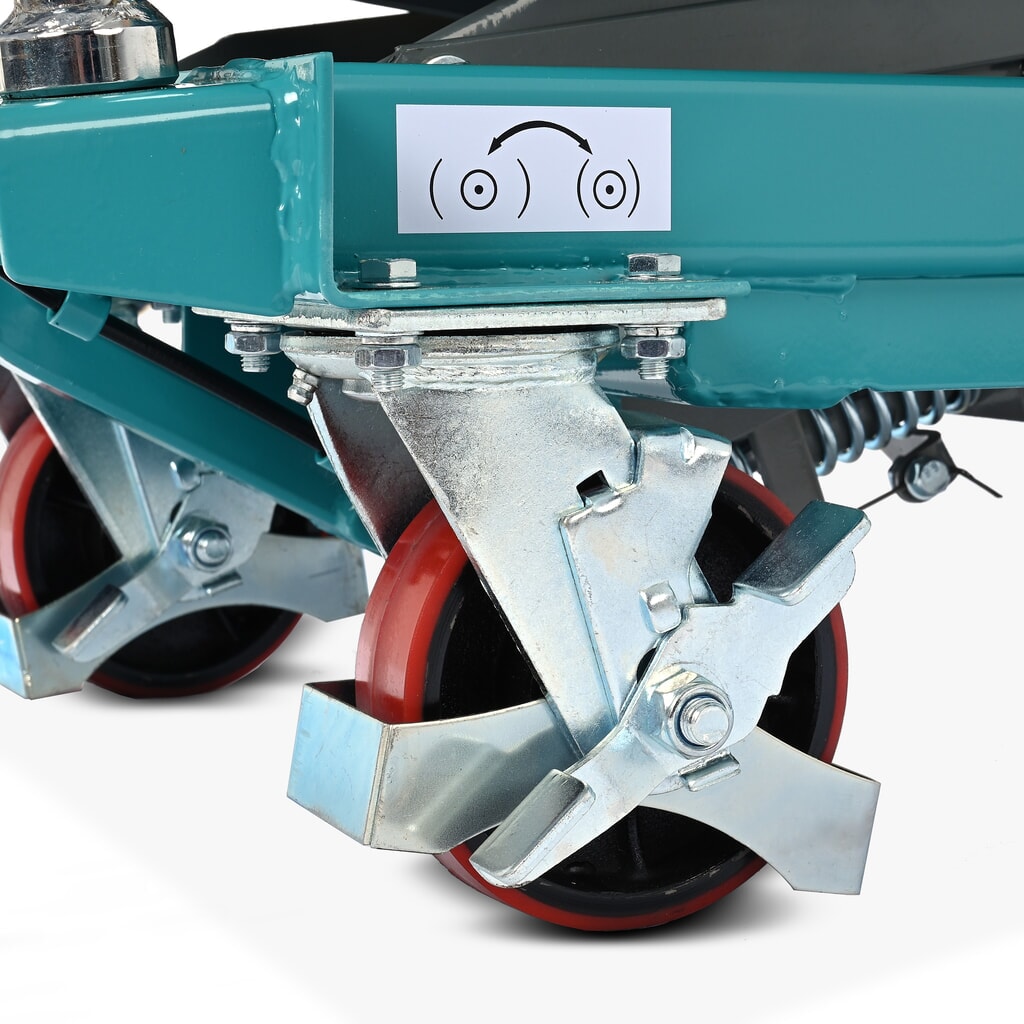 Chariot à table élévatrice à ciseaux Ameise®, arceau fixe, capacité de charge 500 kg, 850 x 500 mm N° de l'image du produit 13 : Chariot à table élévatrice à ciseaux Ameise®, arceau fixe, capacité de charge 500 kg, 850 x 500 mm