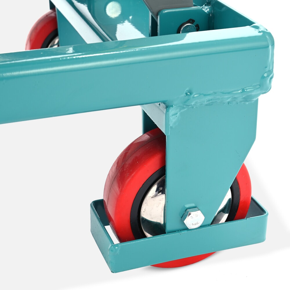 N° de l'image du produit 10 : Chariot à table élévatrice à ciseaux Ameise®, arceau rabattable, capacité de charge 150 kg, 700 x 450 mm