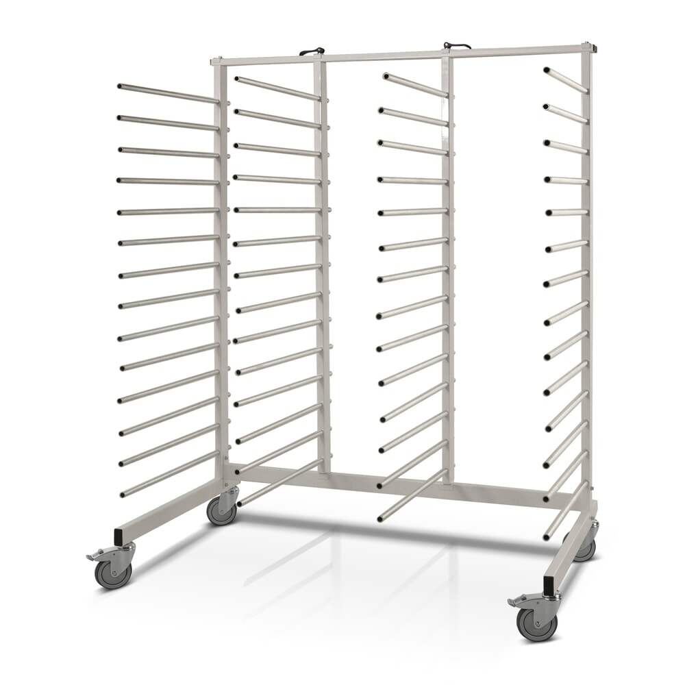 Illustration du produit: Chariot cantilever Kongamek, peint, 4 x 14 bras porteurs galvanisés, capacité de charge 300 kg