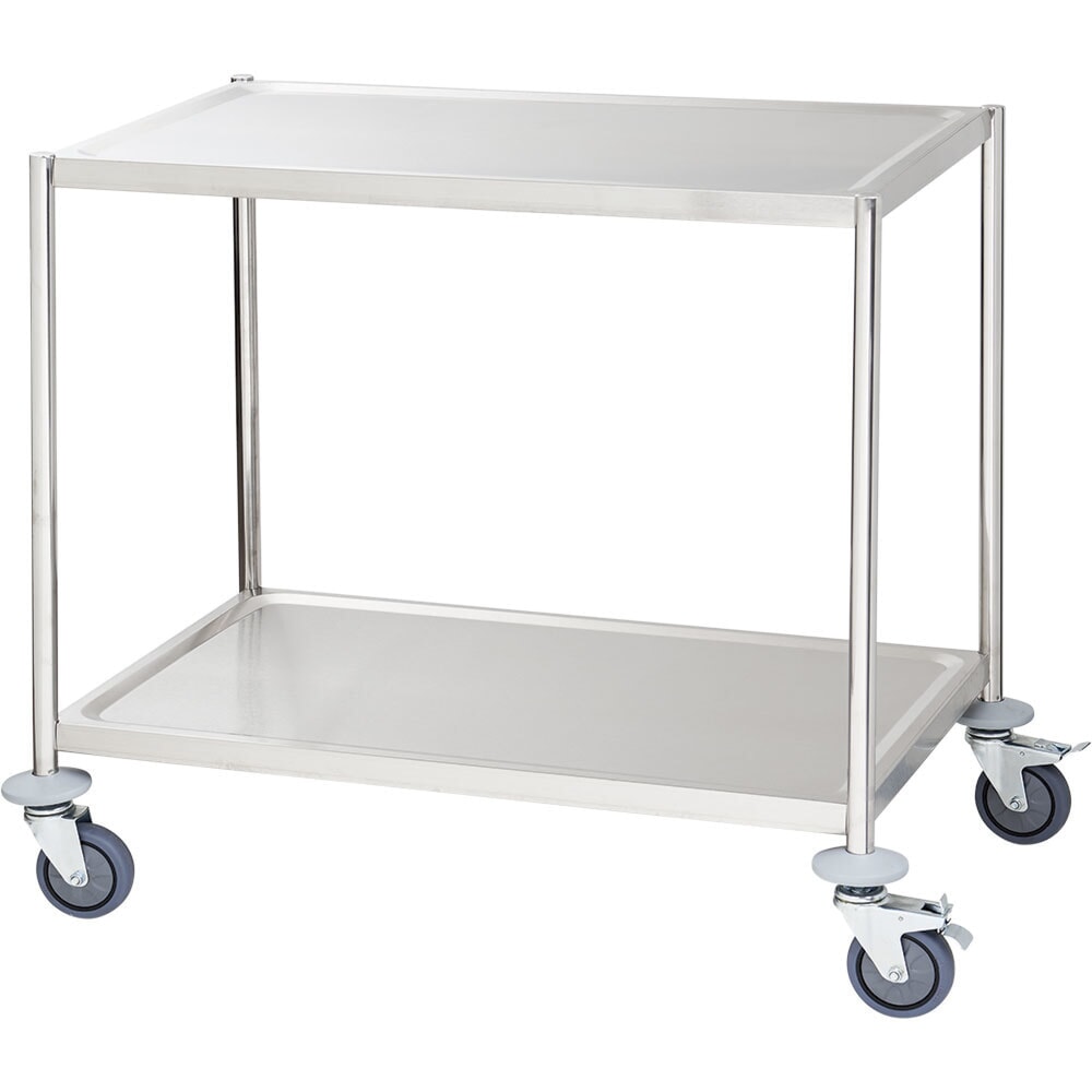 Illustration du produit: Chariot de service Stalgast avec deux étagères de 800x500 mm, sans poignée