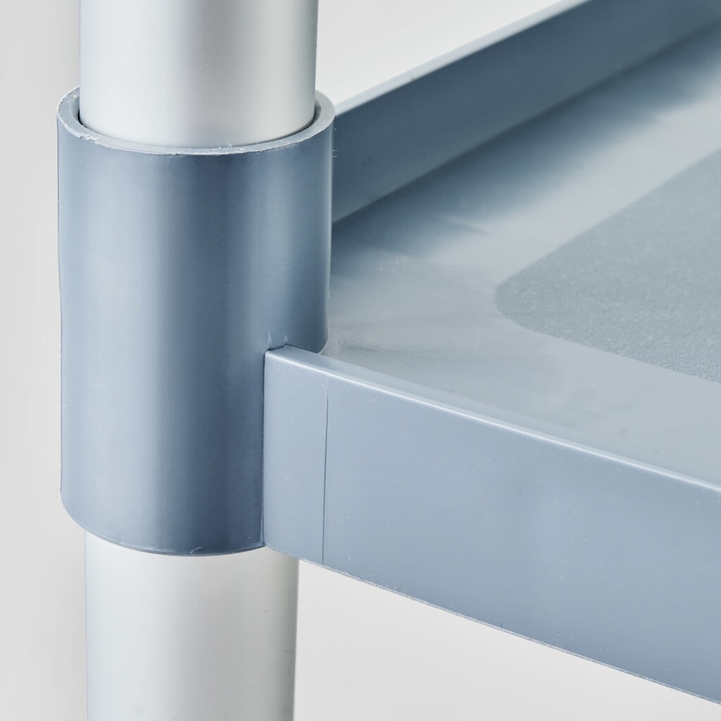 N° de l'image du produit 5 : Chariot de service Stalgast en plastique, avec trois étagères, 860 x 425 x 910 mm (L x P x H)