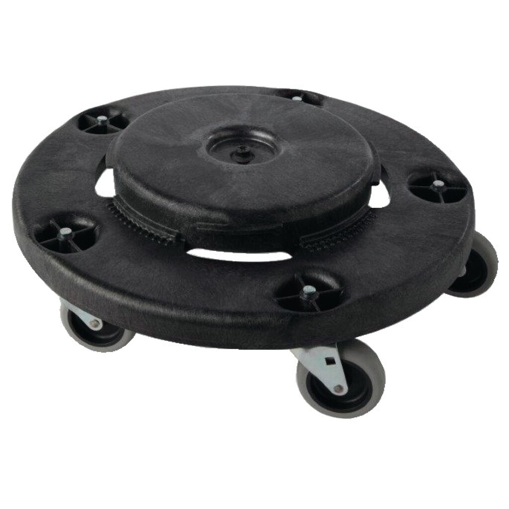 Illustration du produit: Châssis mobile plastique rond pour poubelle 76/121 l RUBBERMAID
