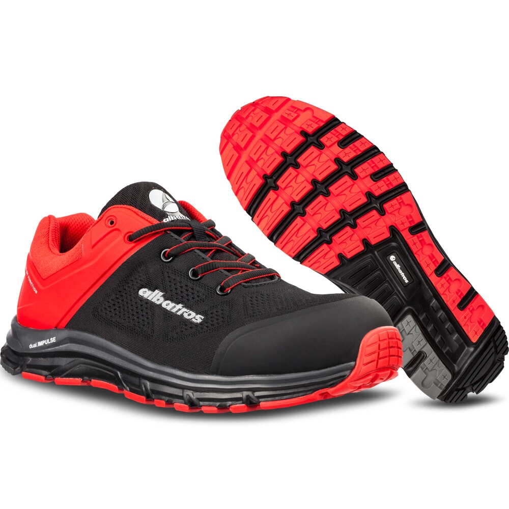 N° de l'image du produit 2 : Chaussures de sport de sécurité Lift Red Impulse Low S1P ESD, taille 45