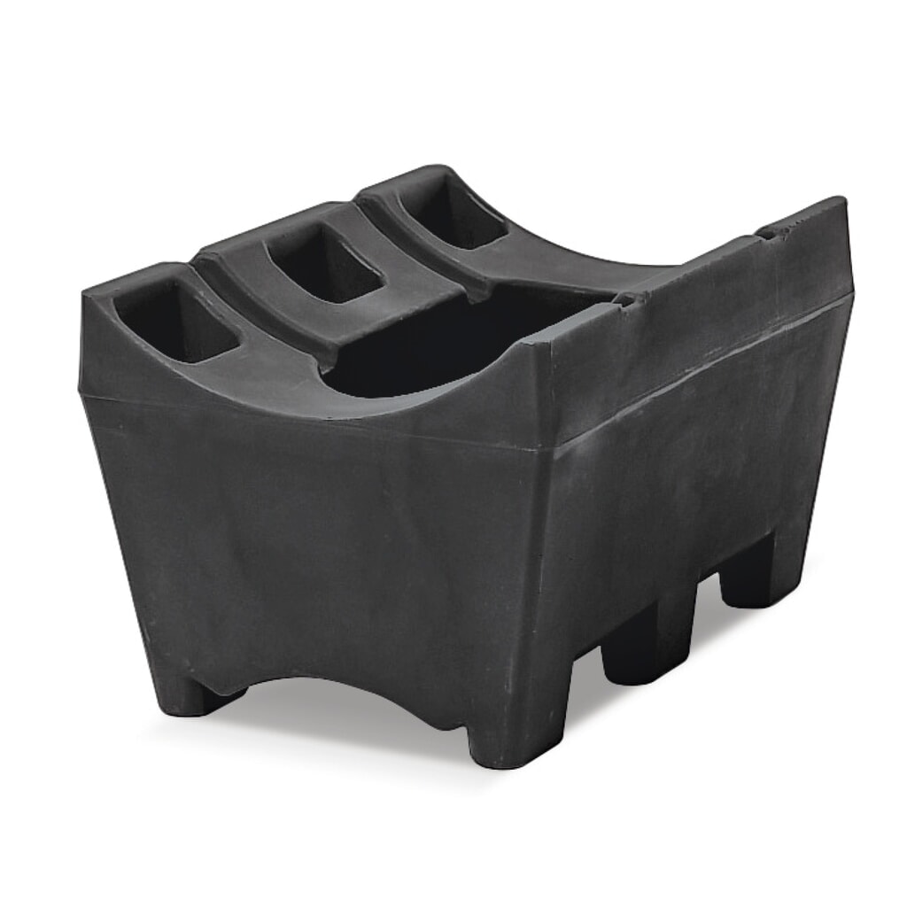 N° de l'image du produit 2 : asecos® Rayonnage-Support de fût pour matières dangereuses en polyéthylène (PE), pour 1 fût de 50/60 ou 200 litres