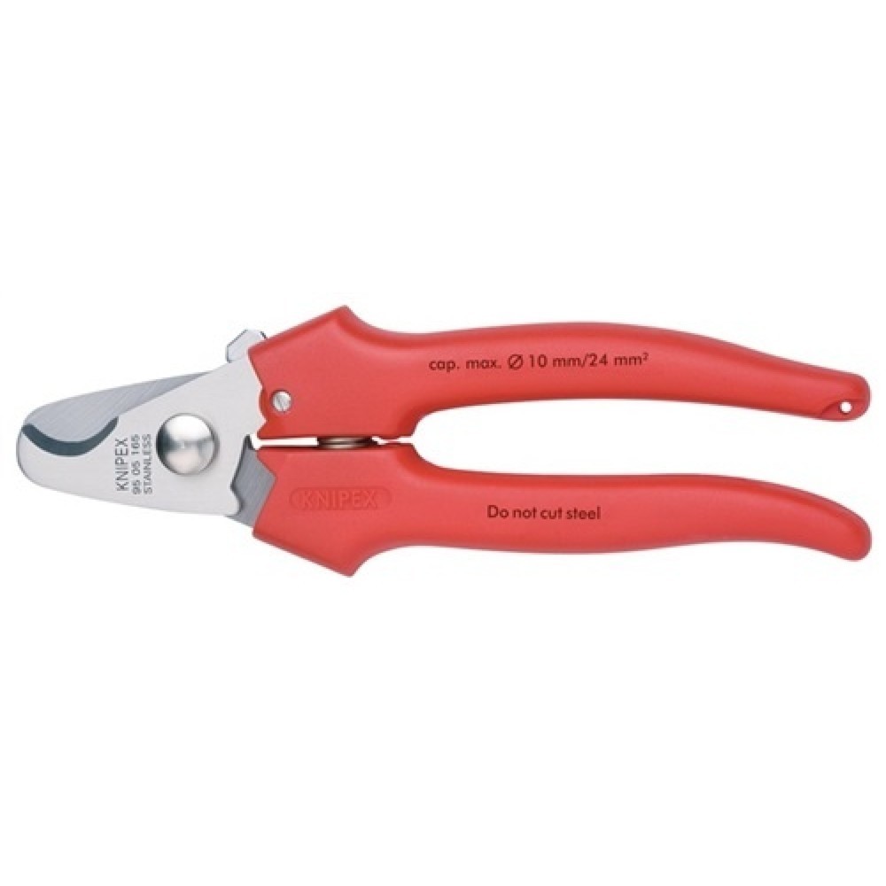 Illustration du produit: Coupe-câble longueur 165 mm tête polie plastique revêtu KNIPEX