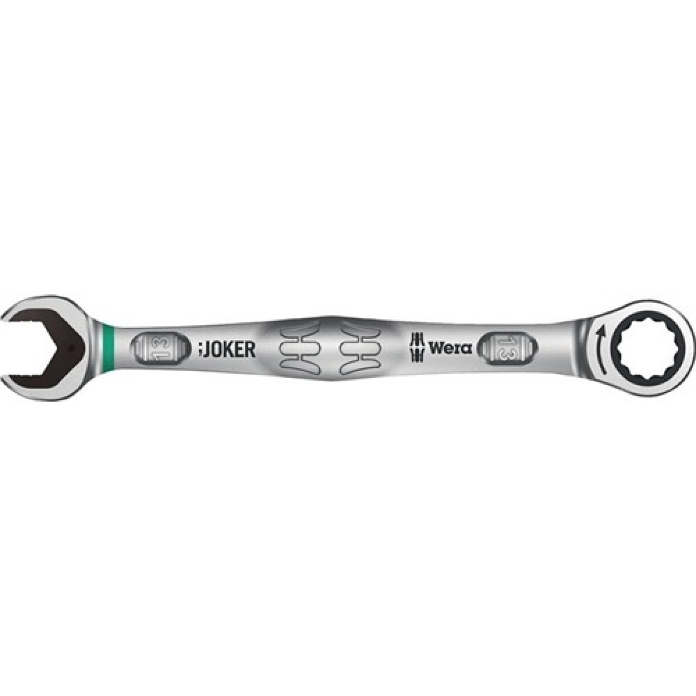 Illustration du produit: Clé mixte à cliquet Joker ouv. de clé 10 mm L. 159 mm droit WERA